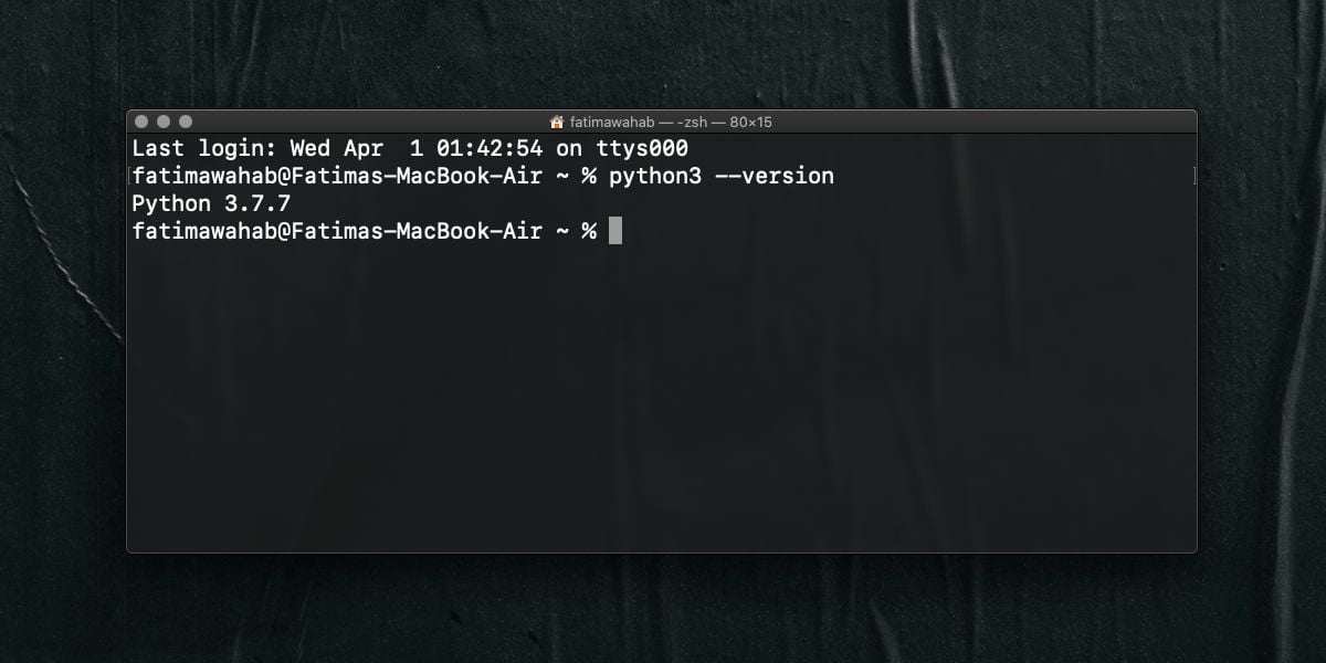 Comment installer Python 3 sur macOS 9 Comment installer Python 3 sur macOS 5