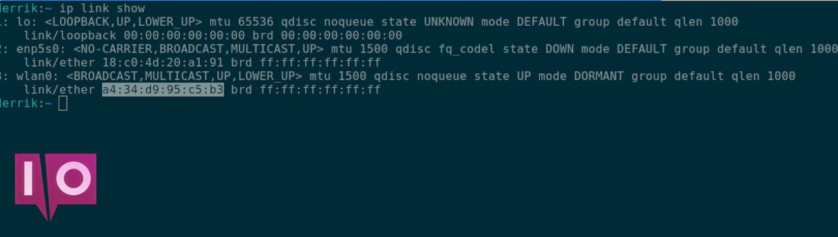 Comment obtenir votre adresse MAC Linux 6 Comment obtenir votre adresse MAC Linux 2