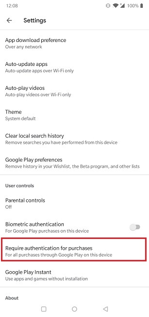Comment éviter de surcharger les applications Play Store Activer l'authentification Comment éviter de surcharger les applications Play Store Activer l'authentification