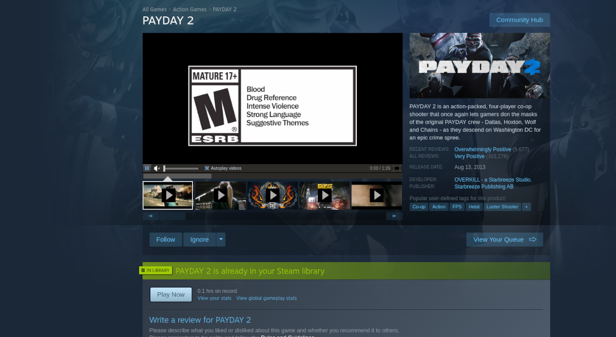 Comment jouer à Payday 2 sur Linux 8 Comment jouer à Payday 2 sur Linux 4