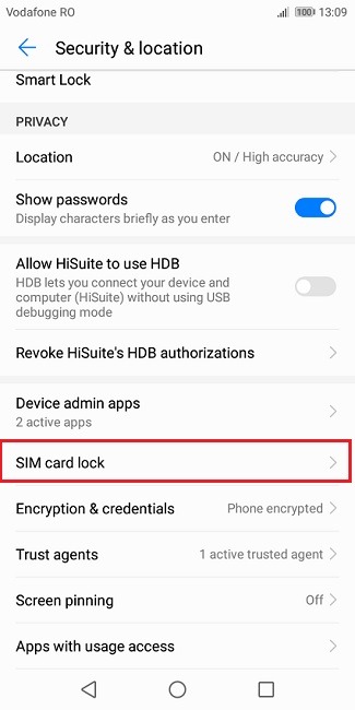 Comment changer le verrouillage de la carte SIM Pin Android 8 Comment changer le verrouillage de la carte SIM Pin Android 8