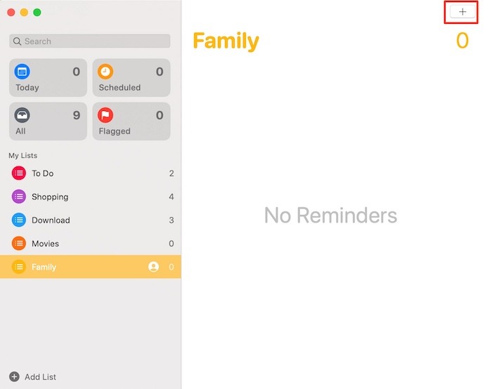 Master Reminders App Mac Créer un rappel Plus Master Reminders App Mac Créer un rappel Plus