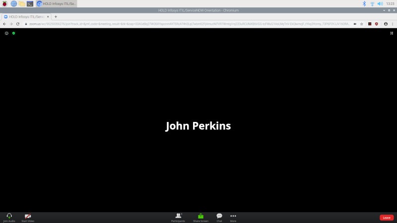 Comment transformer votre Raspberry Pi en une station de visioconférence 8 Conférence vidéo Pi In Zoom Meeting