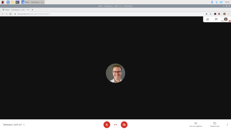 Comment transformer votre Raspberry Pi en une station de visioconférence 9 Conférence vidéo Pi dans Google Meets
