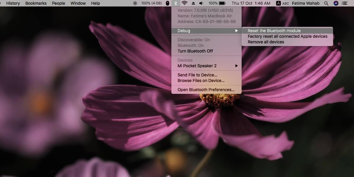 Comment réinitialiser Bluetooth sur macOS 6 Comment réinitialiser Bluetooth sur macOS 2