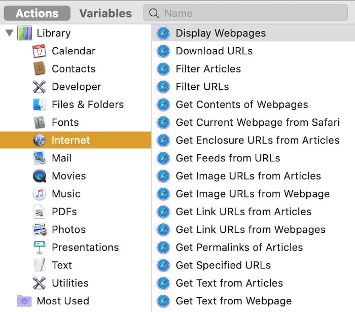 Comment utiliser la bibliothèque Internet Mac Automator Comment utiliser la bibliothèque Internet Mac Automator