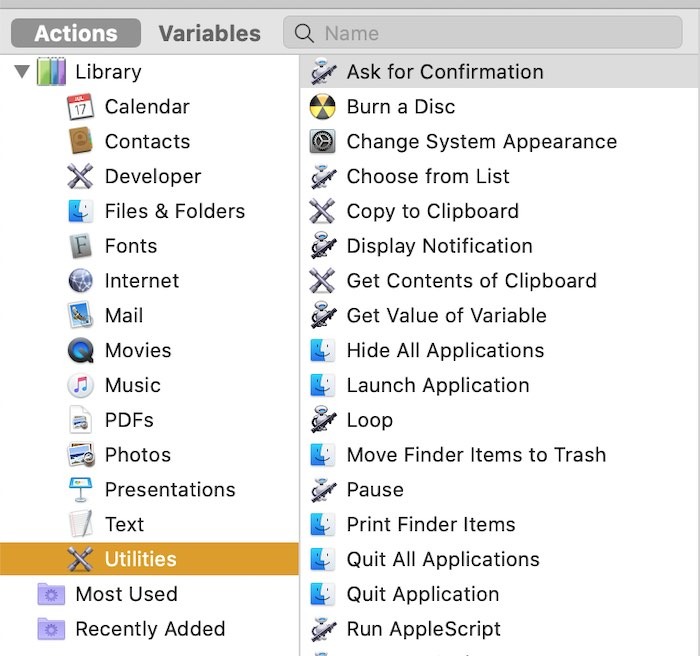 Comment utiliser les utilitaires de bibliothèque Mac Automator Comment utiliser les utilitaires de bibliothèque Mac Automator