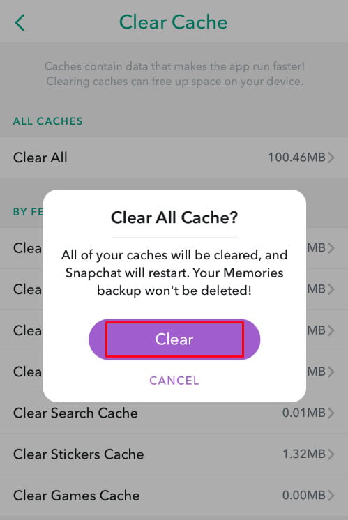 Comment autoriser l'accès à la caméra sur Snapchat 35 Comment autoriser l'accès à la caméra sur Snapchat 27