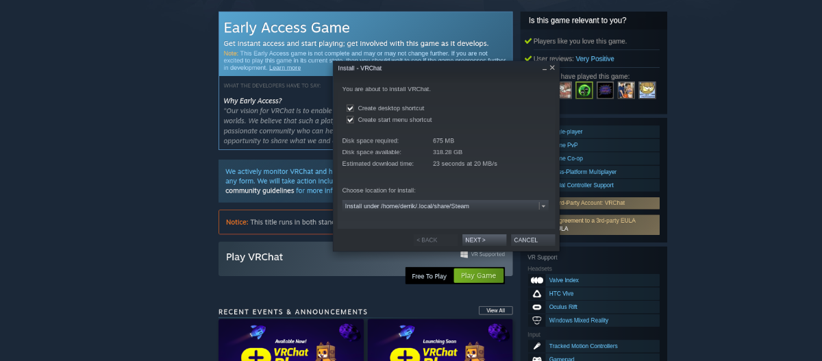 Comment jouer à VRChat sur Linux 8 Comment jouer à VRChat sur Linux 4