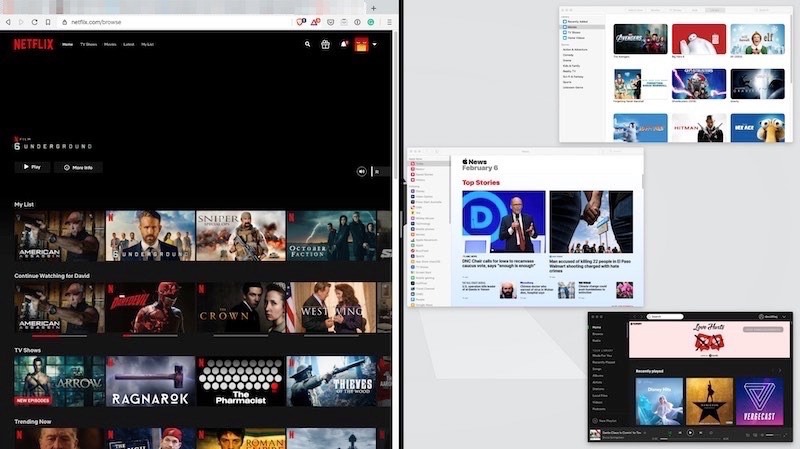 Comment capturer ou partager un écran Windows sous macOS 7 Comment Snap Split Screen MacOS Open Apps
