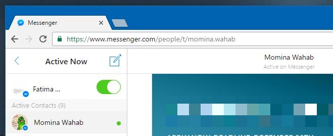 Comment masquer votre statut « actif » sur Facebook Messenger 7 Messager - actif