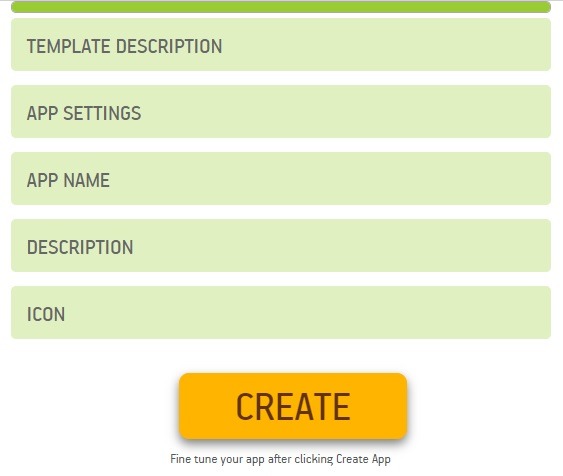 Comment créer votre propre application Android sans compétences de codage à l'aide d'AppsGeyser 11 Bouton Créer Appsgeyser