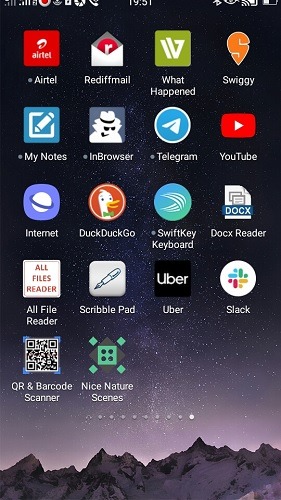 Comment créer votre propre application Android sans compétences de codage à l'aide d'AppsGeyser 17 Application Appsgeyser installée sur le téléphone