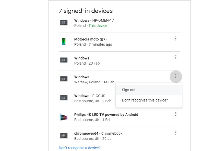 Déconnectez-vous du compte Google Android à distance 2 Déconnectez-vous du compte Google Android à distance 2