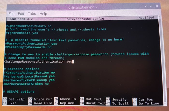 Authentification à deux facteurs Raspberry Pi Challenge Response Auth Trouvez le