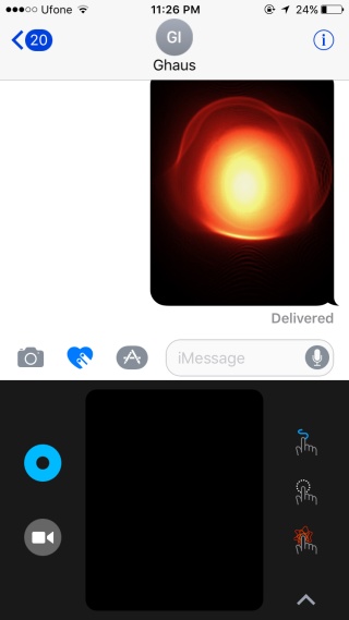 Comment utiliser Digital Touch dans l'application Messages sous iOS 10 6 digital-touch-actif