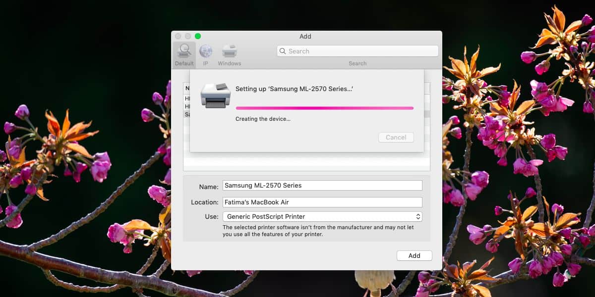 Comment ajouter une imprimante sur macOS 6 Comment ajouter une imprimante sur macOS 2