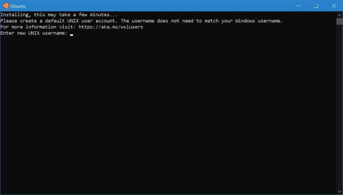 Comment installer Linux sur Windows 10 avec WSL 9 Wsl Démarrer Microsoft Installer Ubuntu Nom d'utilisateur