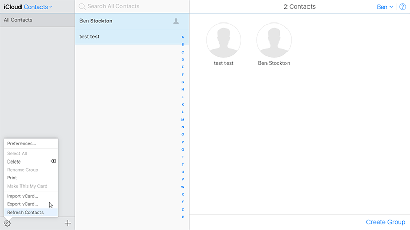 Exportation de contacts Android Icloud Exportation de contacts Android Icloud