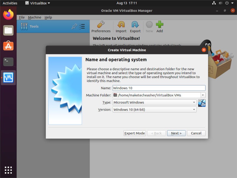 Comment installer Windows dans VirtualBox sous Linux 12 Windows sur Vbox Créer une machine virtuelle
