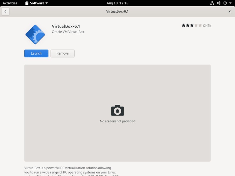 Comment installer Windows dans VirtualBox sous Linux 8 Windows sur Vbox installé Rpm