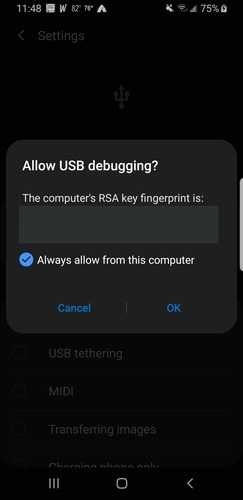 Comment démarrer avec Android Debug Bridge 13 Installer Adb Autoriser le téléphone de débogage USB