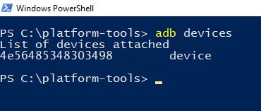 Comment démarrer avec Android Debug Bridge 14 Installation des périphériques Adb Adb trouvés