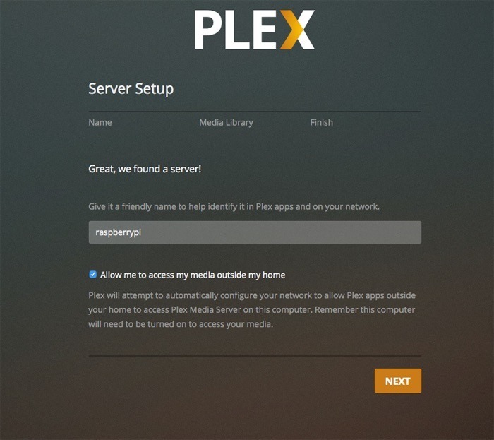 Comment créer un serveur Plex sur Raspberry Pi 4 8 Serveur Raspberry Pi Plex Serveur trouvé