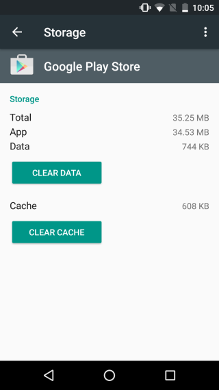 Comment effacer le cache de Google Play Store dans Android 6.0 7 Android-6-cache