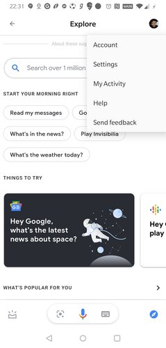 Comment activer le mode ambiant de l'assistant Google 7 Assistant Google Explorer