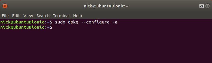 Reconfiguration d'Ubuntu DPKG Reconfiguration d'Ubuntu DPKG