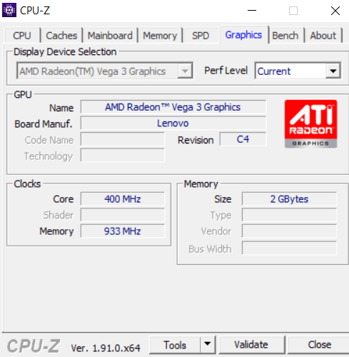 Comment identifier la carte graphique de votre PC Windows 10 12 Identification de la carte graphique Onglet graphique Cpu Z
