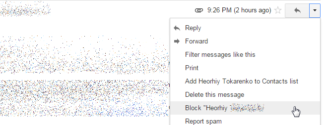 Comment bloquer une adresse e-mail dans Gmail 7 bloc gmail
