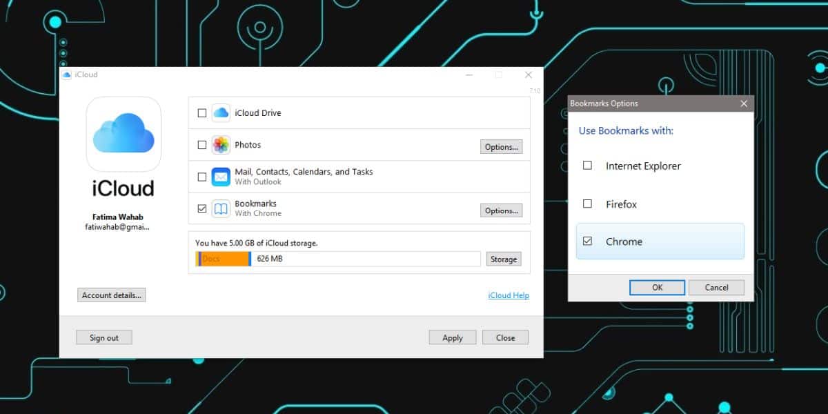 Comment synchroniser les signets de Windows 10 vers macOS 6 Comment synchroniser les signets de Windows 10 vers macOS 2