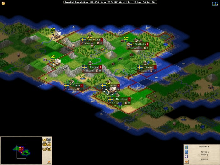 capture d'écran rpi-freeciv capture d'écran rpi-freeciv