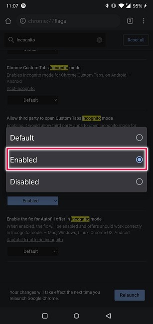 Comment faire des captures d'écran en mode navigation privée sur Android 7 Prendre des captures d'écran Mode navigation privée Android Mode Chrome activé