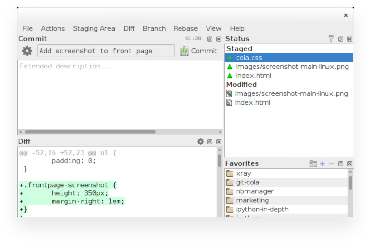 Comment installer GitCola sur Linux 6 Comment installer GitCola sur Linux 2