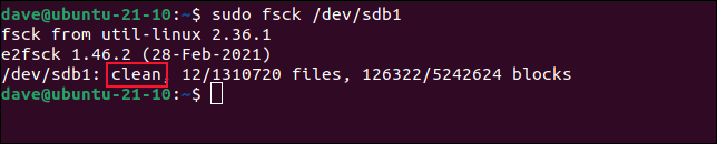 Comment utiliser la commande fsck sous Linux 13 Utilisez la commande fsck pour vérifier l'état du système de fichiers.