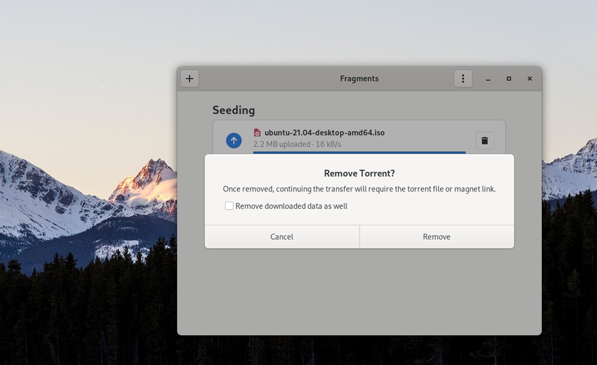 Comment configurer et utiliser le client Fragments BitTorrent sur Linux 9 Comment configurer et utiliser le client Fragments BitTorrent sur Linux 5