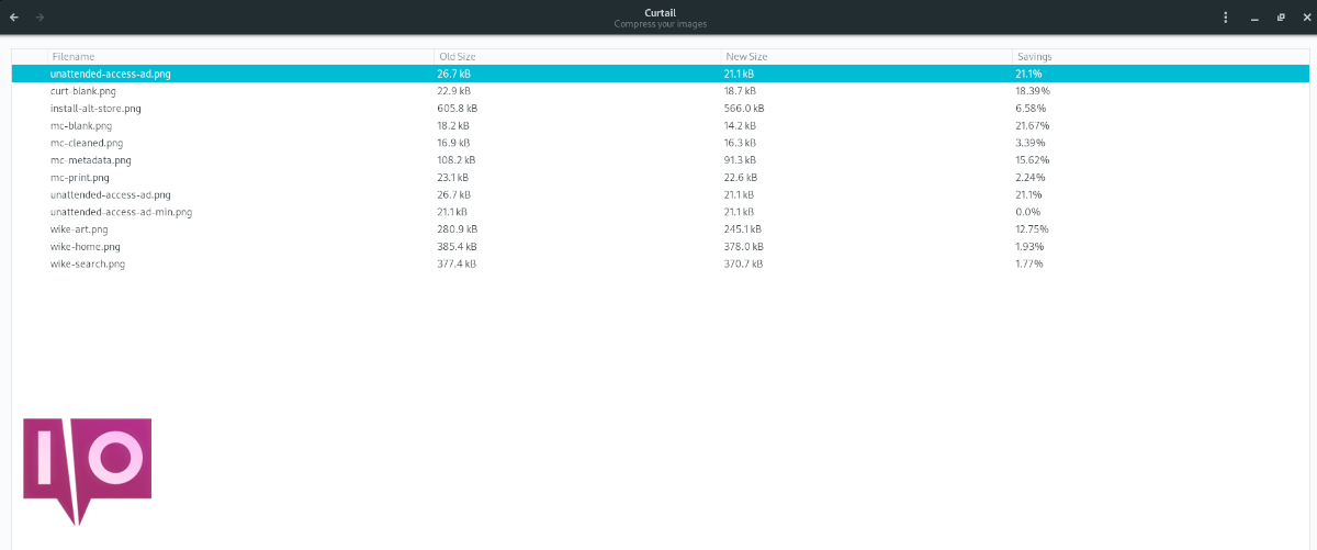 Comment compresser des images sur Linux avec Curtail 7 Comment compresser des images sur Linux avec Curtail 3