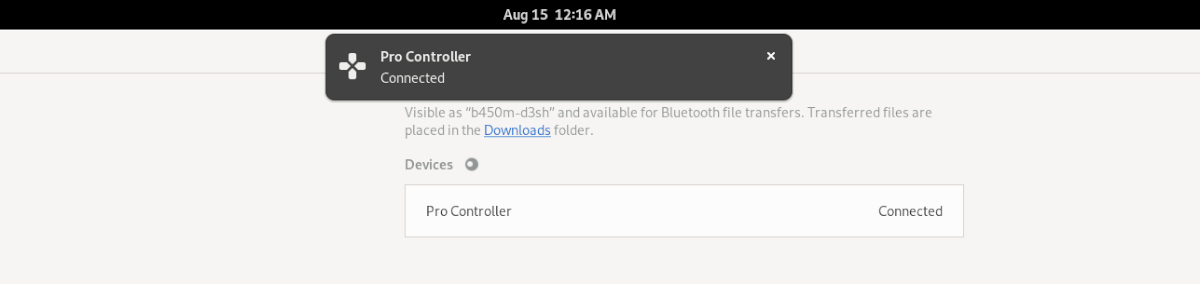 Comment coupler la manette Nintendo Switch Pro sous Linux 8 Comment coupler la manette Nintendo Switch Pro sous Linux 4