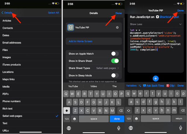 Comment utiliser YouTube Picture-in-Picture (PiP) sur iPhone 19 Assurez-vous-de-taper-sur-Terminé-pour-terminer