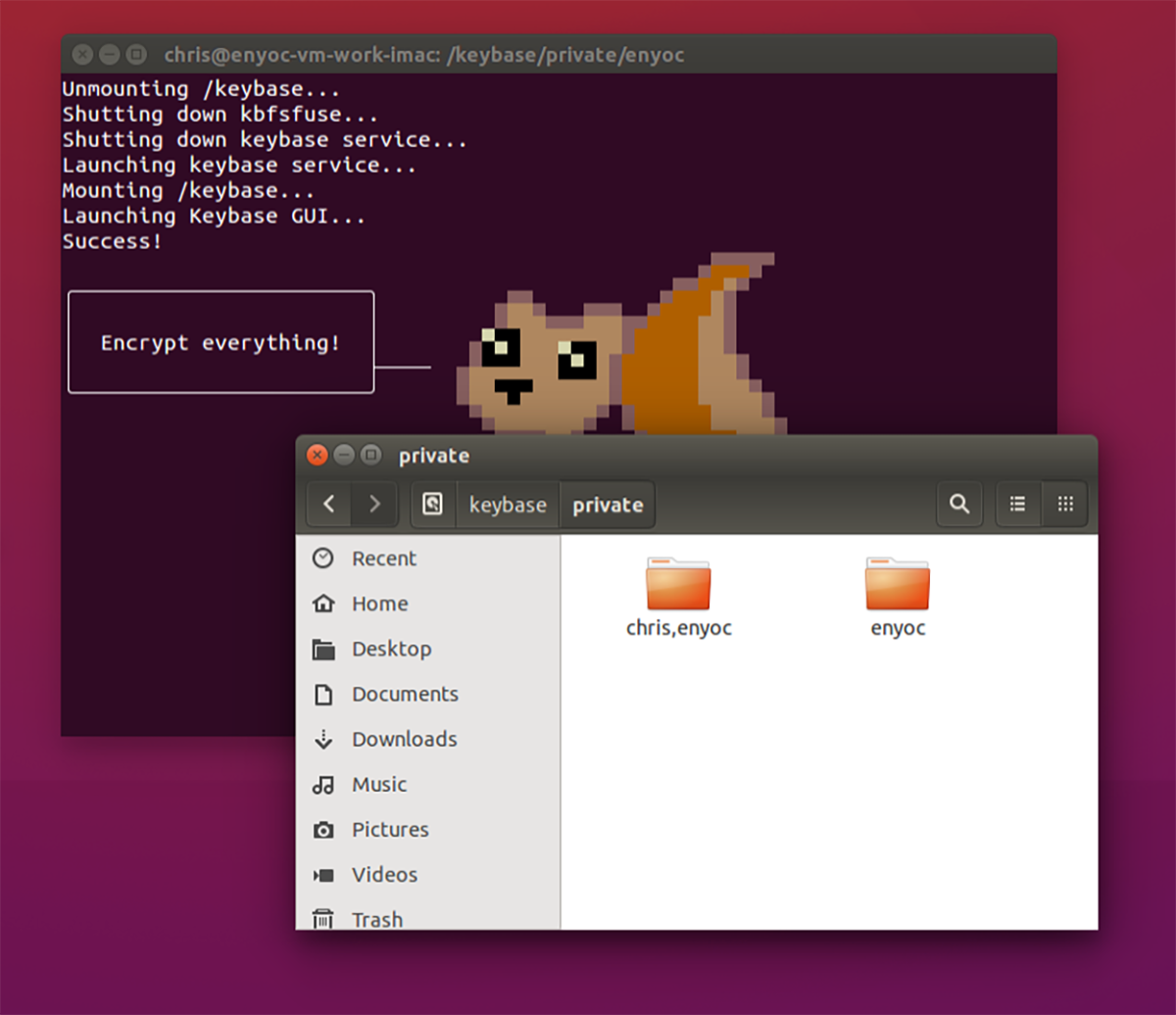 Comment utiliser Keybase pour crypter des fichiers sous Linux 6 Comment utiliser Keybase pour crypter des fichiers sous Linux 2